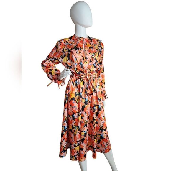 Plan C Multicolor Long Sleeve Dress - Picture 9 of 13